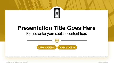Bais Hamedrash and Mesivta of Baltimore National Scholarship Defense PPT Template