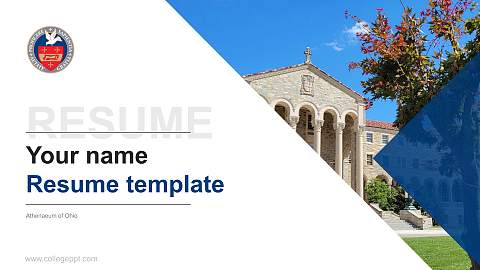 Athenaeum of Ohio Resume PPT Template