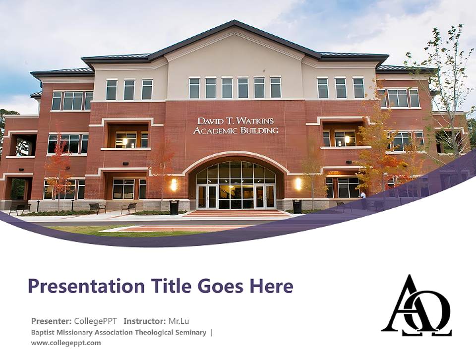 Baptist Missionary Association Theological Seminary Course/Courseware Creation PPT Template4:3 ratio PPT effect preview image5