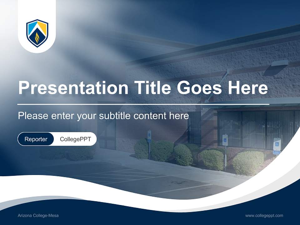 Arizona College-Mesa Lecture Sharing and Networking Event PPT Template4:3 ratio PPT effect preview image4
