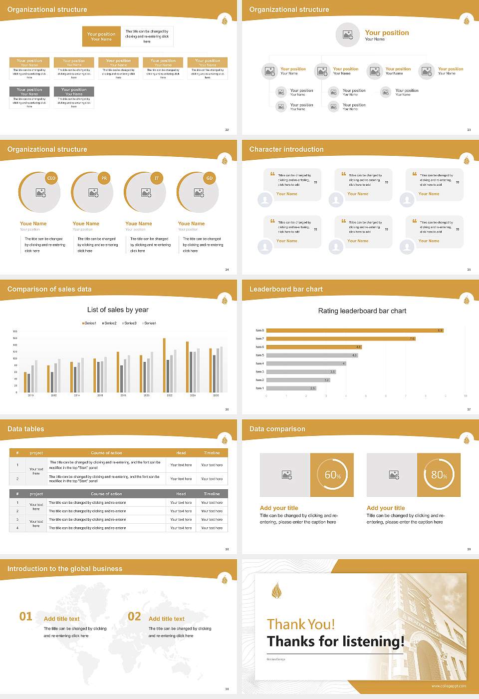 Beacon College Academic Presentation/Research Findings Report PPT Template16:9 ratio PPT effect preview image4