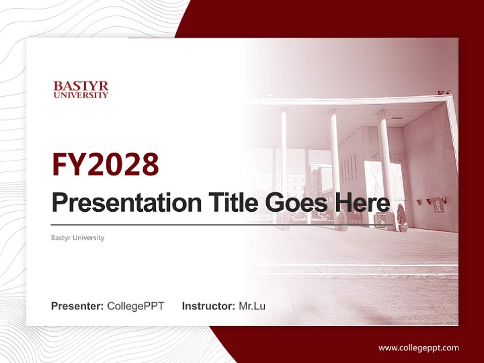 Bastyr University Academic Presentation/Research Findings Report PPT Template4:3 ratio PPT effect preview image5