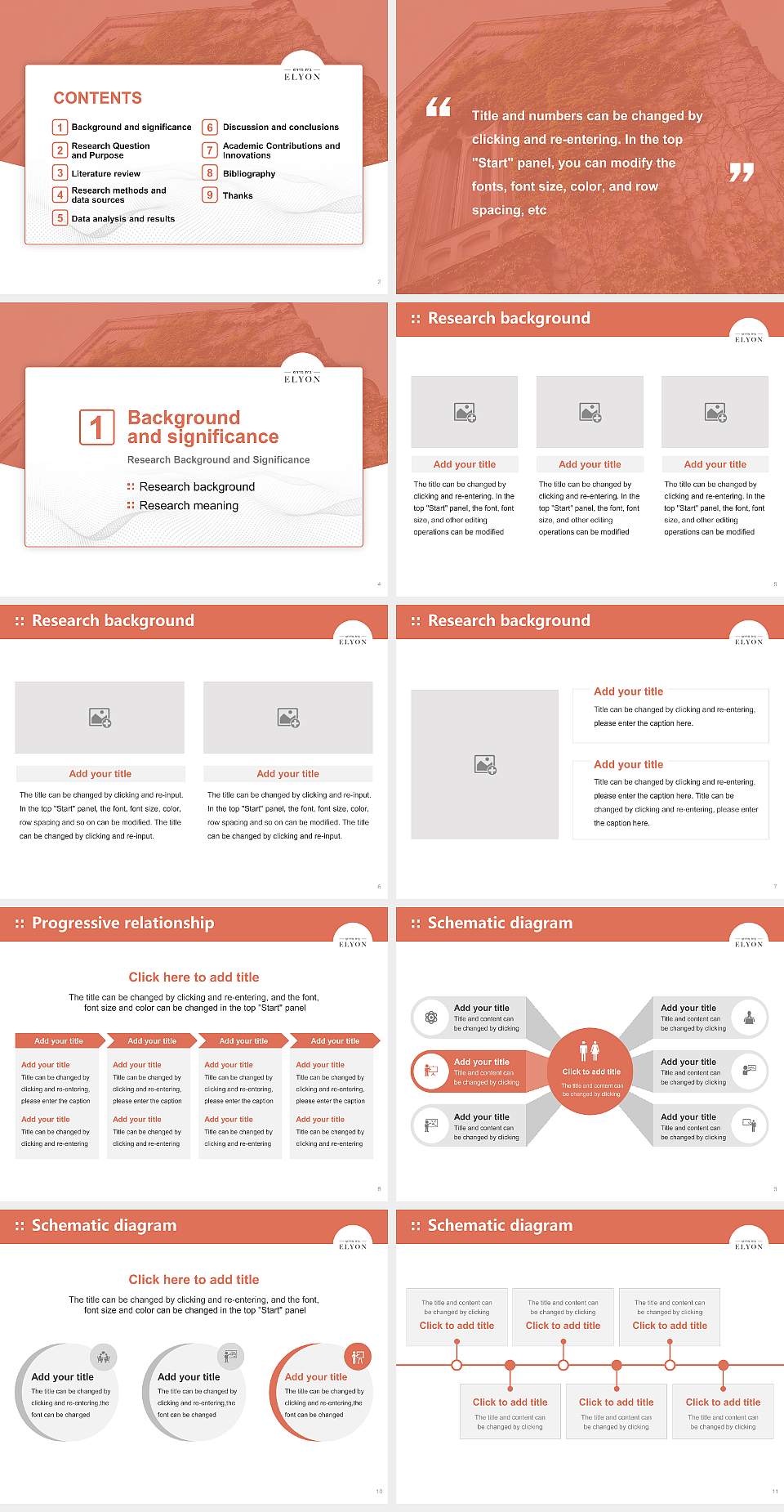 Bais Medrash Elyon Graduation Thesis Defense PPT Template4:3 ratio PPT effect preview image2