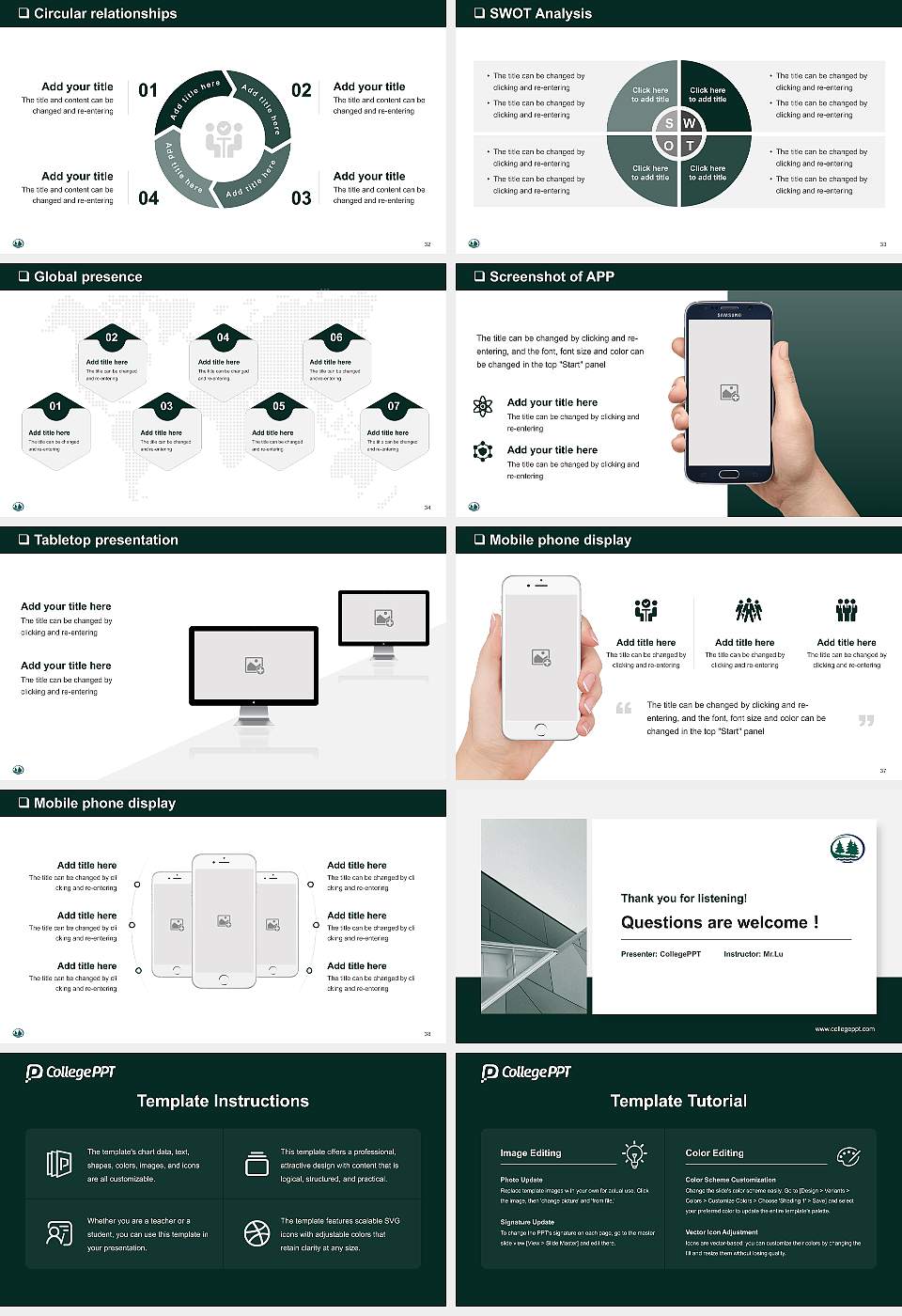 Bemidji State University General Purpose PPT Template16:9 ratio PPT effect preview image5