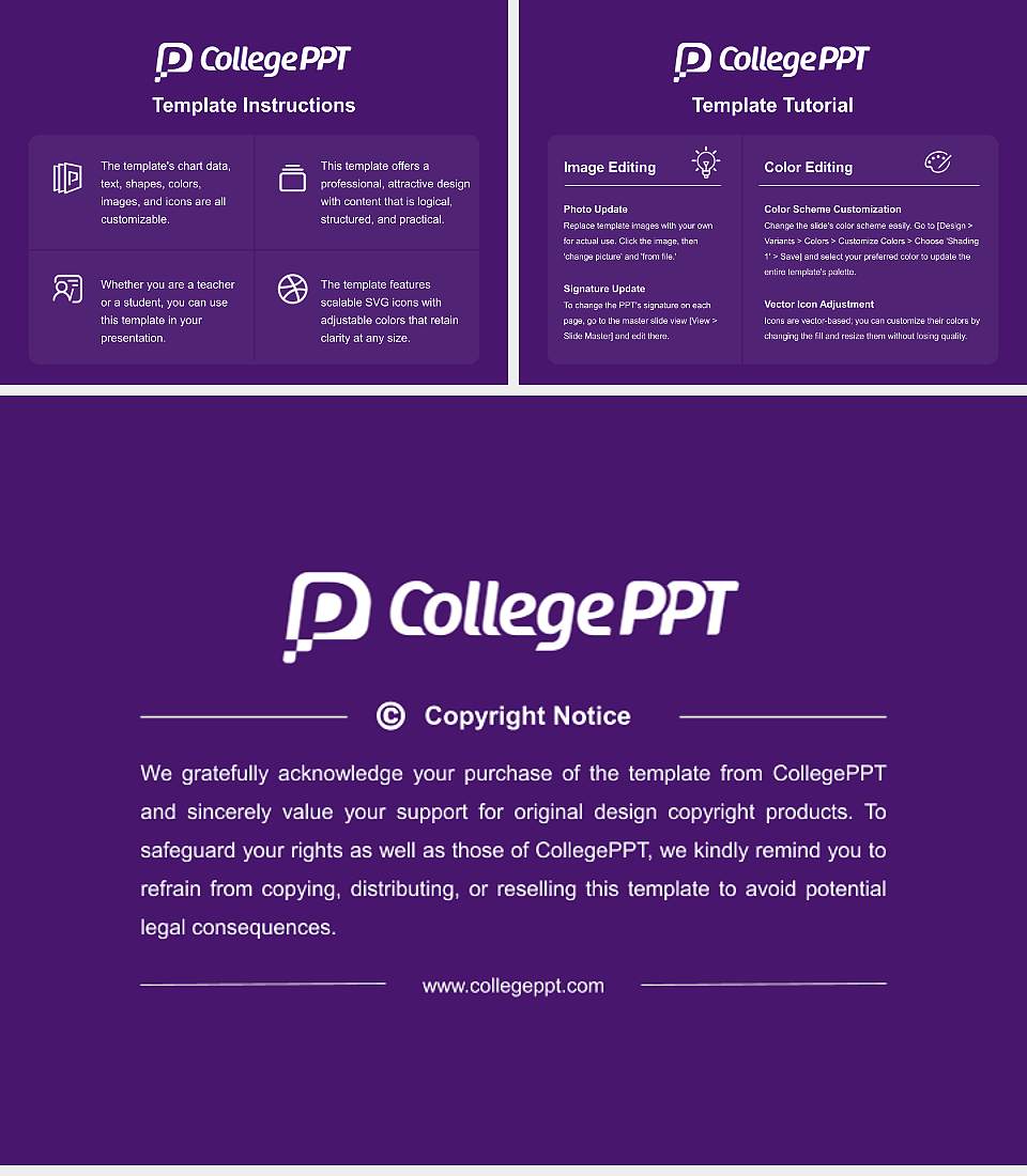 Avila University Academic Presentation/Research Findings Report PPT Template4:3 ratio PPT effect preview image5