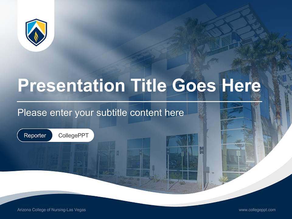 Arizona College of Nursing-Las Vegas Lecture Sharing and Networking Event PPT Template4:3 ratio PPT effect preview image4