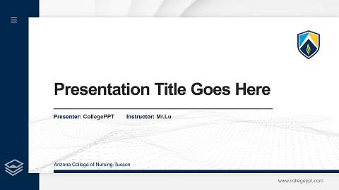 Arizona College of Nursing-Tucson Thesis Proposal/Graduation Defense PPT Template