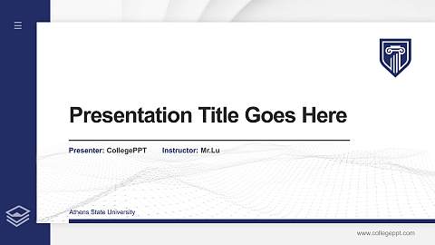 Athens State University Thesis Proposal/Graduation Defense PPT Template