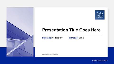 Baylor College of Medicine General Purpose PPT Template