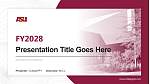 Arizona State University-Polytechnic Academic Presentation/Research Findings Report PPT Template