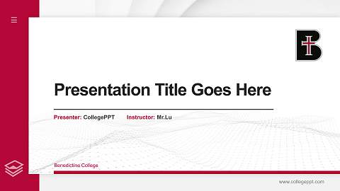 Benedictine College Thesis Proposal/Graduation Defense PPT Template