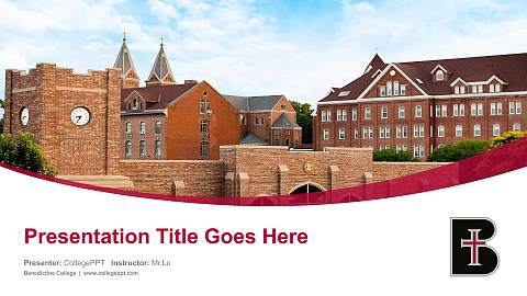 Benedictine College Course/Courseware Creation PPT Template