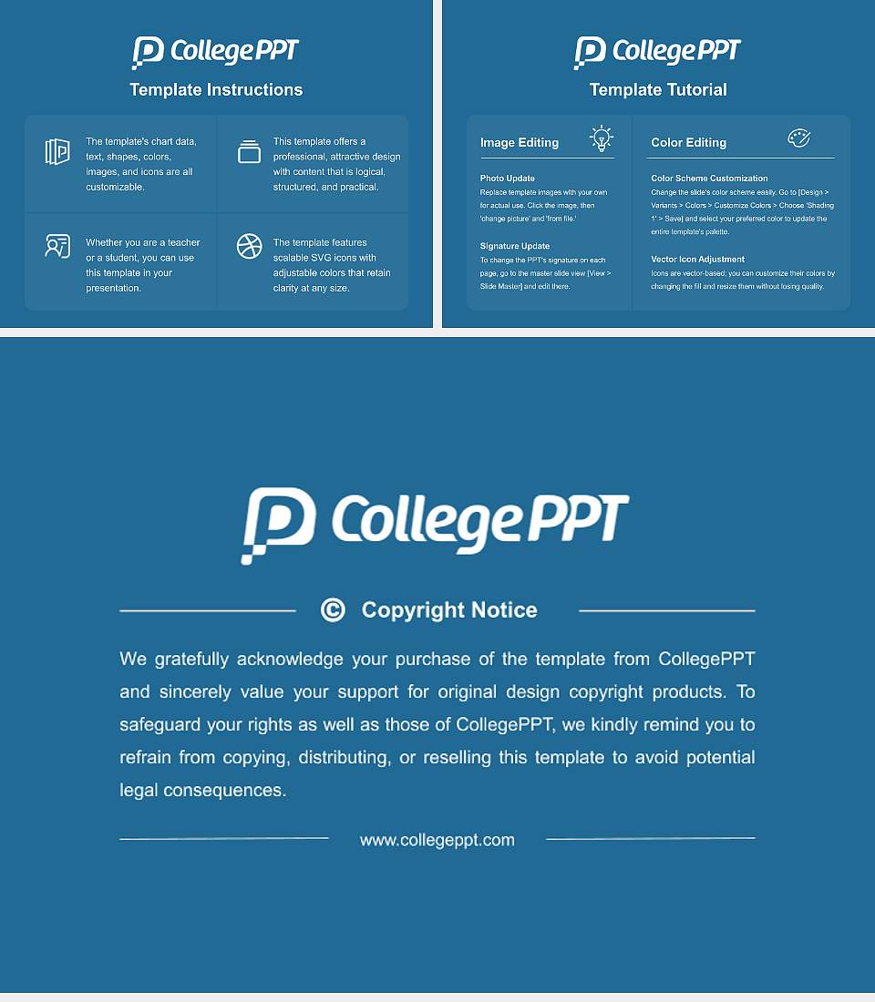 Bank Street College of Education Course/Courseware Creation PPT Template4:3 ratio PPT effect preview image5