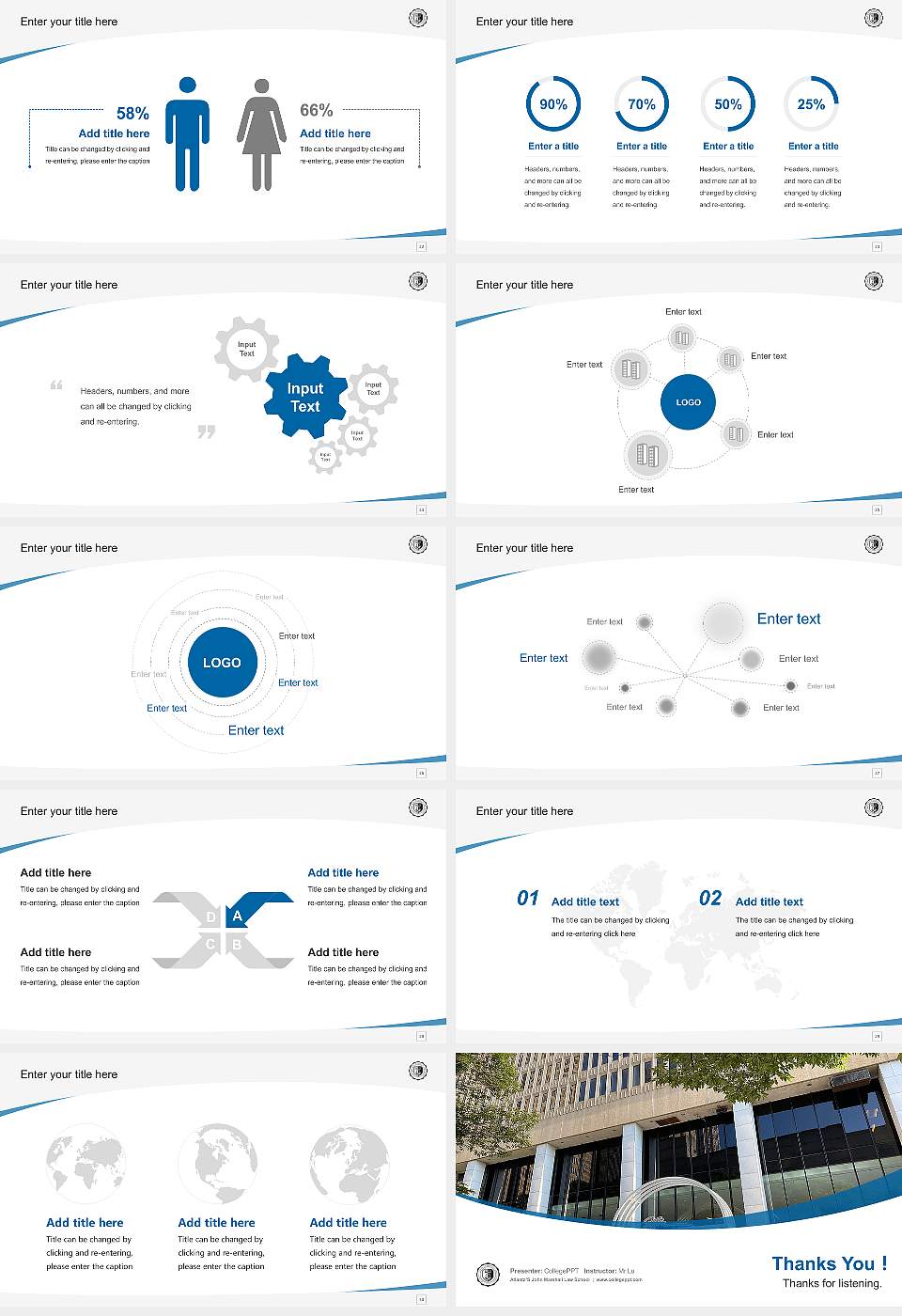 Atlanta’S John Marshall Law School Course/Courseware Creation PPT Template16:9 ratio PPT effect preview image4