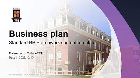 Arkansas Baptist College Competition/Entrepreneurship Contest PPT Template