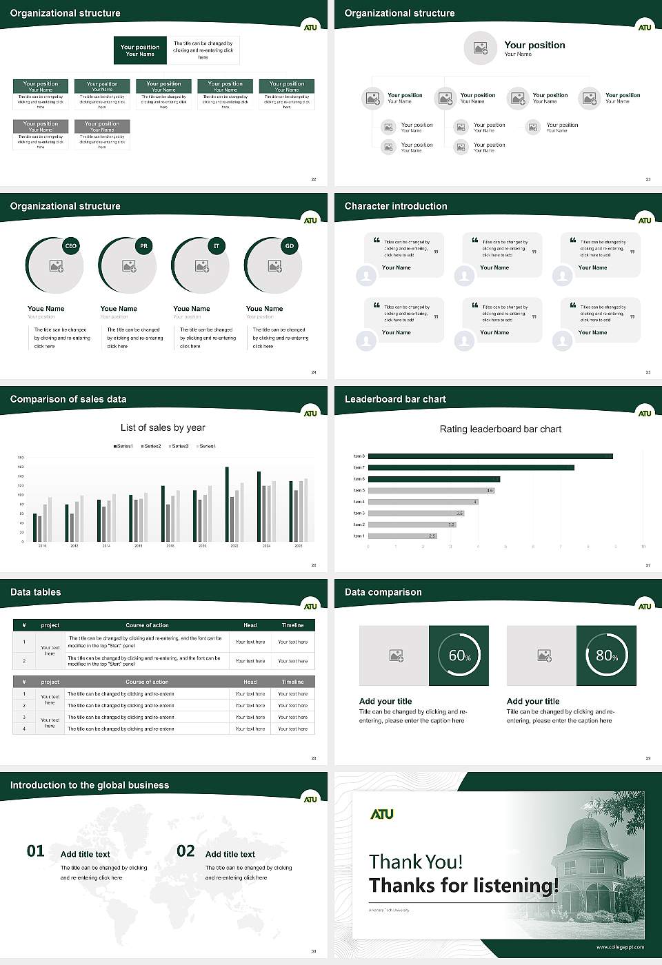 Arkansas Tech University Academic Presentation/Research Findings Report PPT Template16:9 ratio PPT effect preview image4