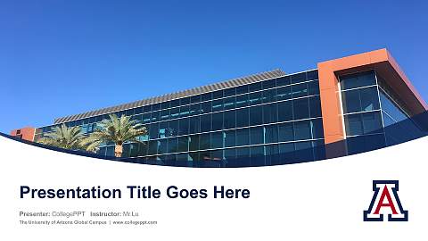 The University of Arizona Global Campus Course/Courseware Creation PPT Template