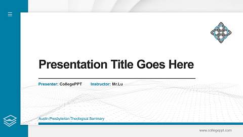 Austin Presbyterian Theological Seminary Thesis Proposal/Graduation Defense PPT Template