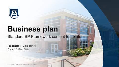 Augusta University Competition/Entrepreneurship Contest PPT Template