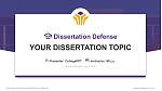 Bellevue University Graduation Thesis Defense PPT Template