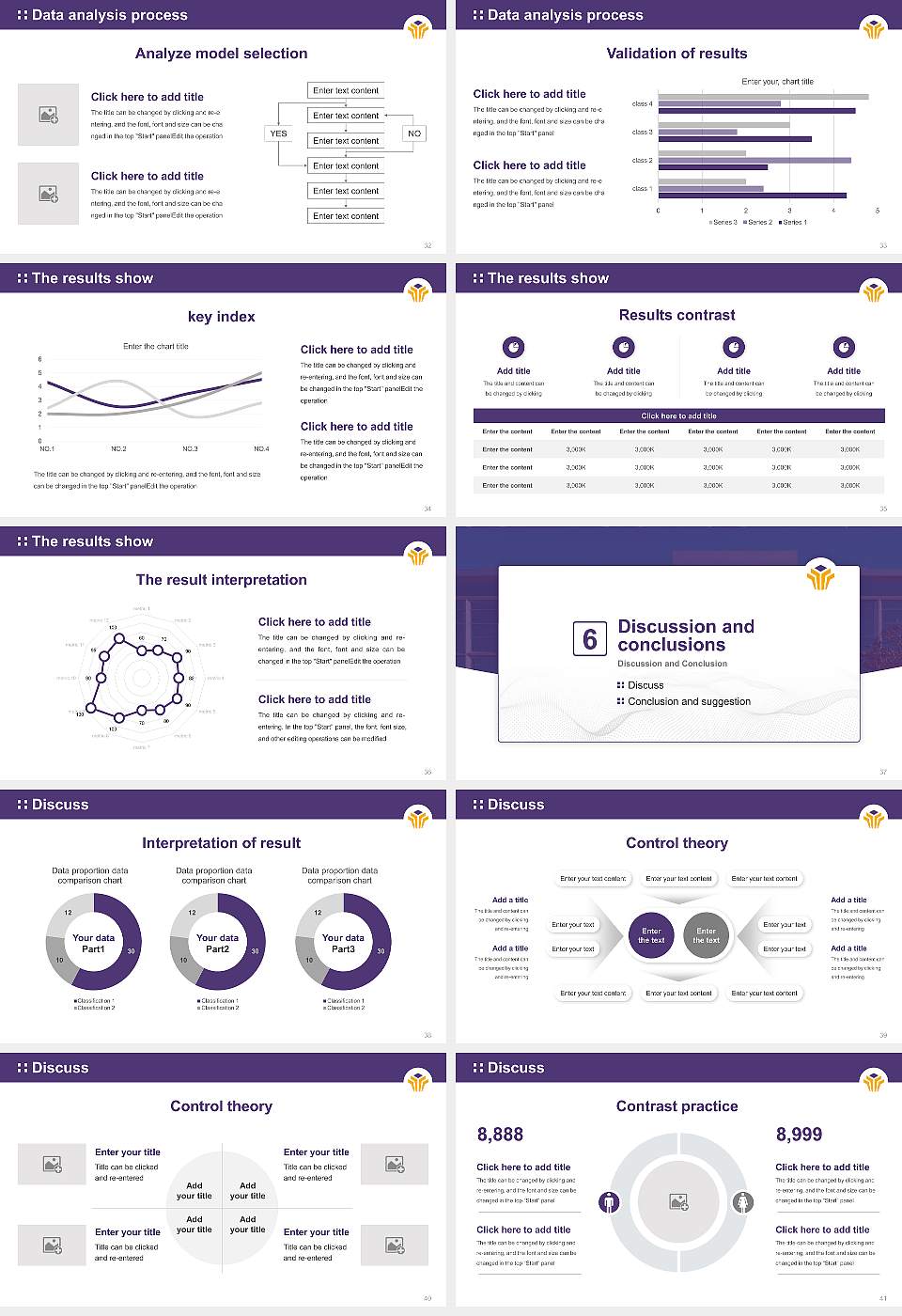 Bellevue University Graduation Thesis Defense PPT Template16:9 ratio PPT effect preview image5