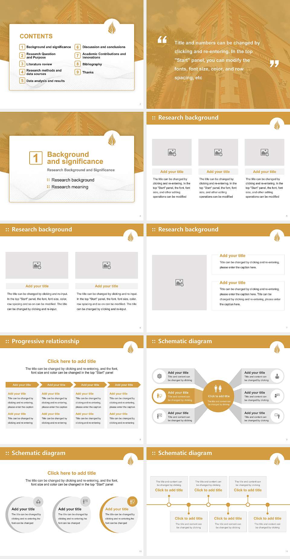 Beacon College Graduation Thesis Defense PPT Template4:3 ratio PPT effect preview image2