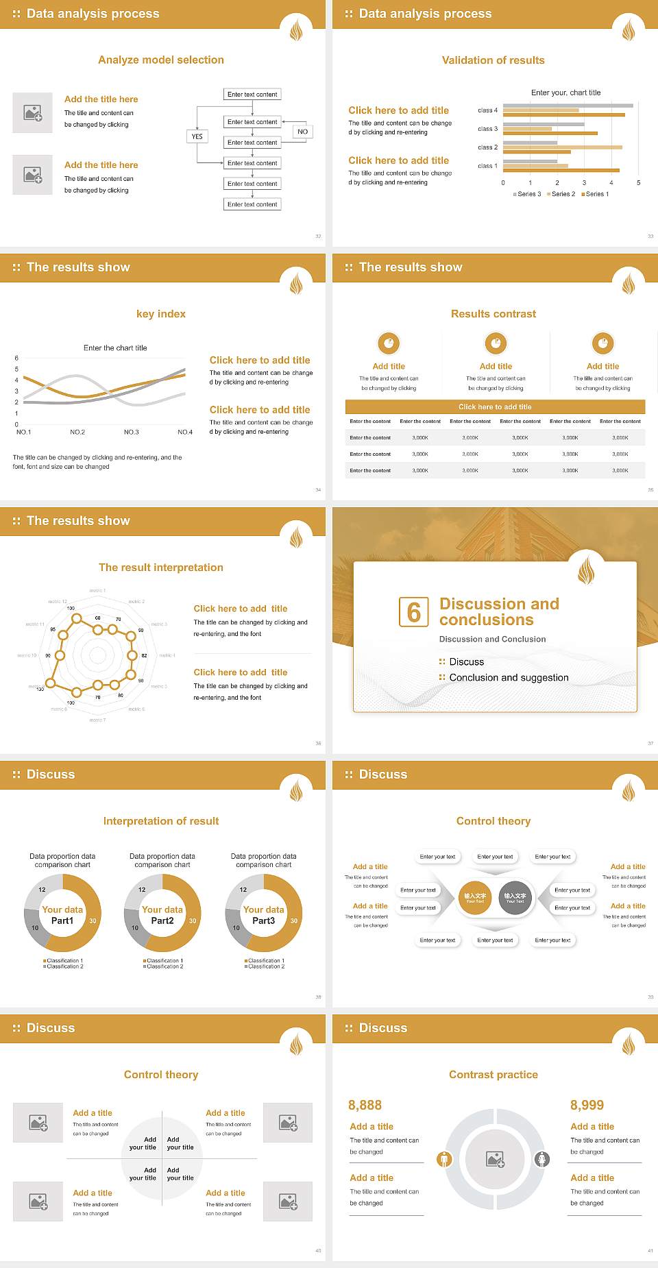 Beacon College Graduation Thesis Defense PPT Template4:3 ratio PPT effect preview image5
