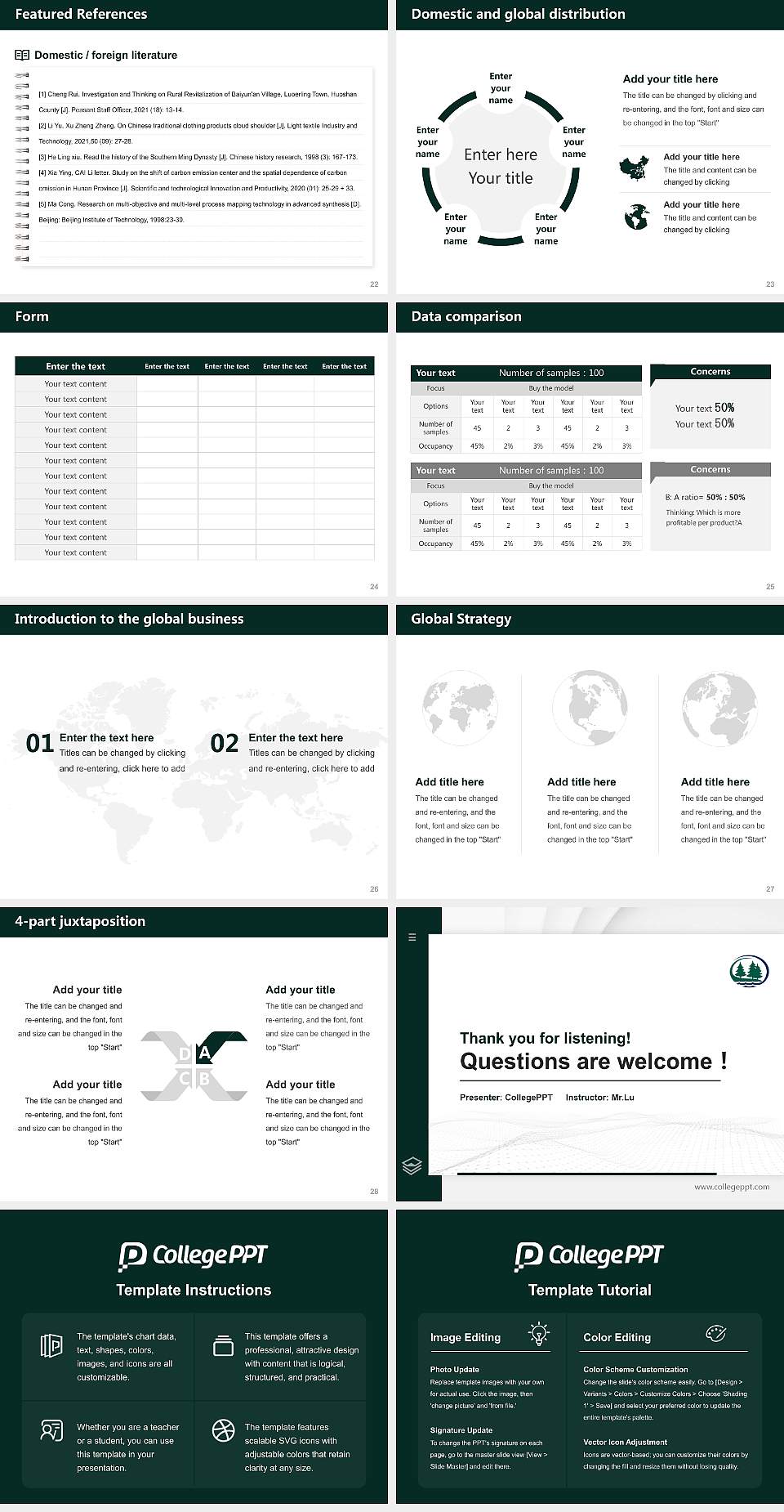 Bemidji State University Thesis Proposal/Graduation Defense PPT Template4:3 ratio PPT effect preview image4