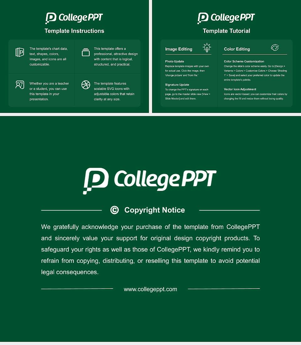 Belhaven University Course/Courseware Creation PPT Template4:3 ratio PPT effect preview image5