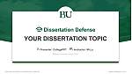 Belhaven University学位論文弁論PPTテンプレート