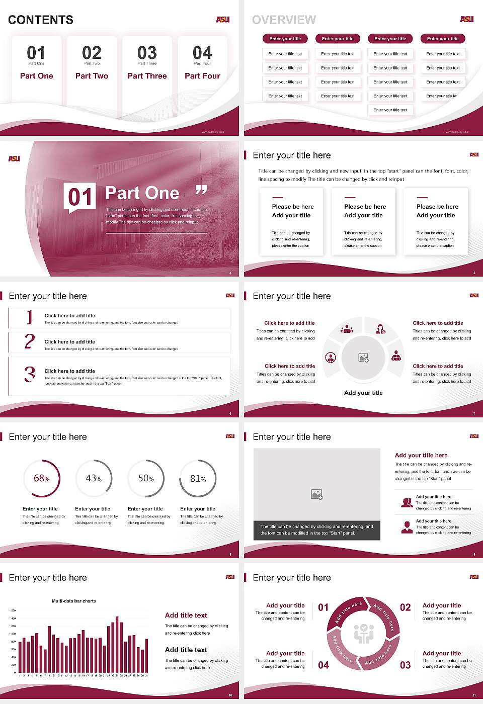 Arizona State University-Polytechnic Lecture Sharing and Networking Event PPT Template16:9 ratio PPT effect preview image2