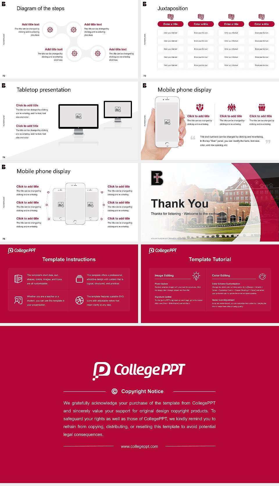 Benedictine College Competition/Entrepreneurship Contest PPT Template16:9 ratio PPT effect preview image9