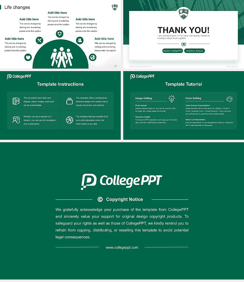 Arkansas Colleges of Health Education National Scholarship Defense PPT Template16:9 ratio PPT effect preview image4
