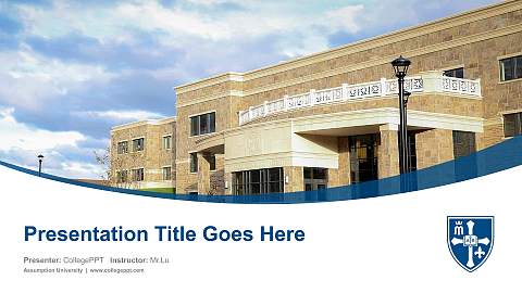 Assumption University Course/Courseware Creation PPT Template