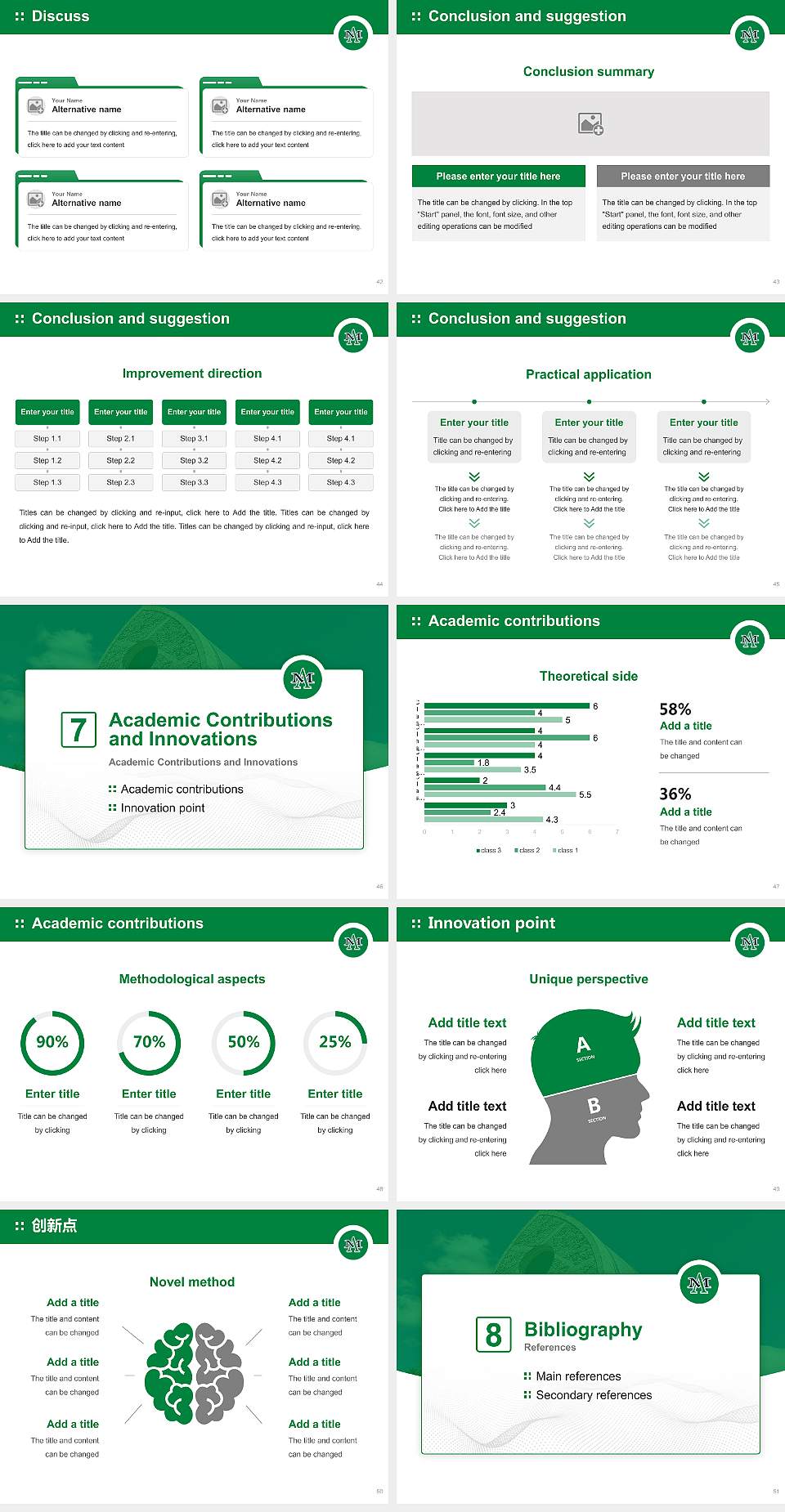 Ave Maria University Graduation Thesis Defense PPT Template4:3 ratio PPT effect preview image6