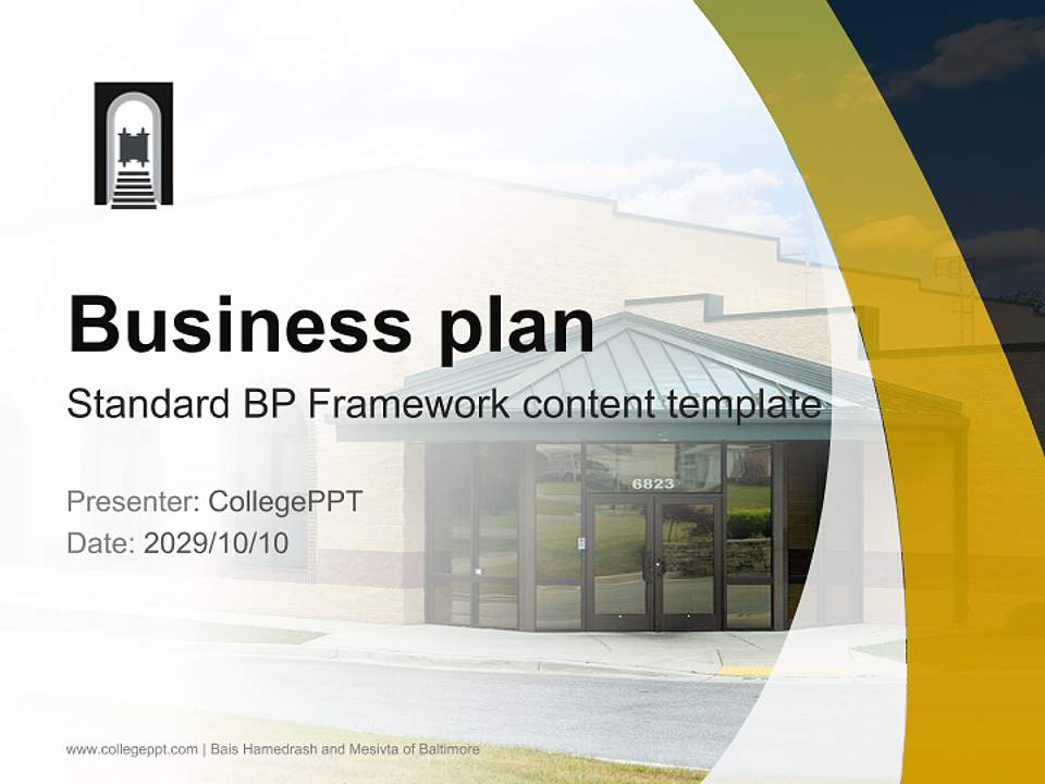 Bais Hamedrash and Mesivta of Baltimore Competition/Entrepreneurship Contest PPT Template4:3 ratio PPT effect preview image9