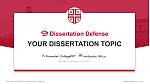 Benedictine University Graduation Thesis Defense PPT Template