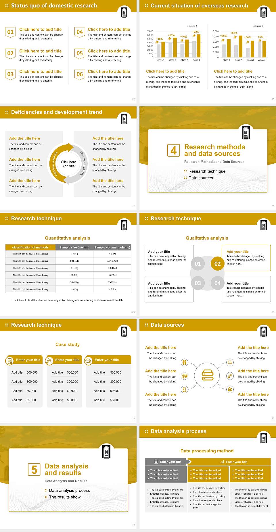 Bais Hamedrash and Mesivta of Baltimore Graduation Thesis Defense PPT Template4:3 ratio PPT effect preview image4