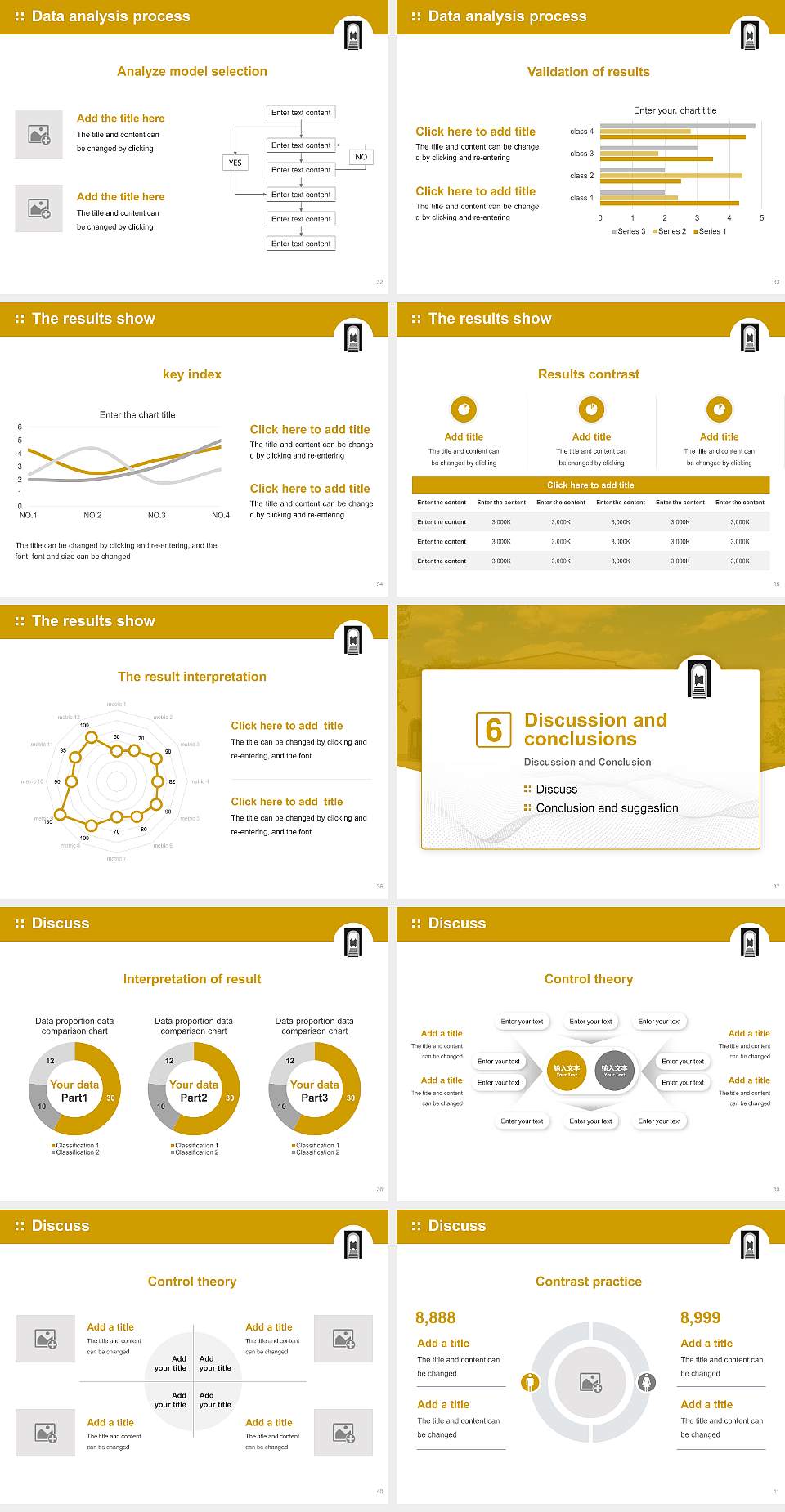 Bais Hamedrash and Mesivta of Baltimore Graduation Thesis Defense PPT Template4:3 ratio PPT effect preview image5