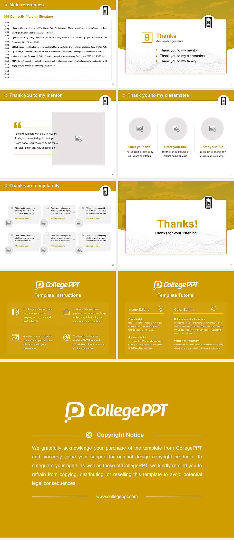 Bais Hamedrash and Mesivta of Baltimore Graduation Thesis Defense PPT Template4:3 ratio PPT effect preview image7