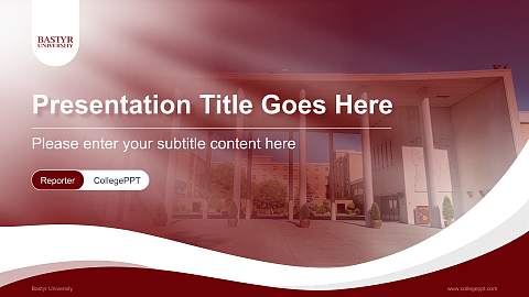Bastyr University Lecture Sharing and Networking Event PPT Template