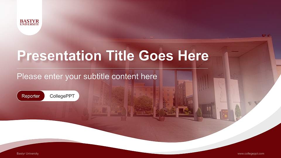 Bastyr University Lecture Sharing and Networking Event PPT Template16:9 ratio PPT effect preview image