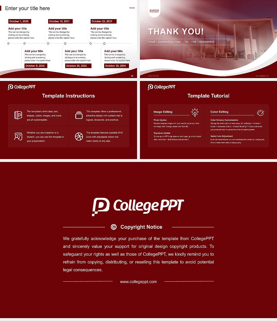 Bastyr University Lecture Sharing and Networking Event PPT Template16:9 ratio PPT effect preview image4