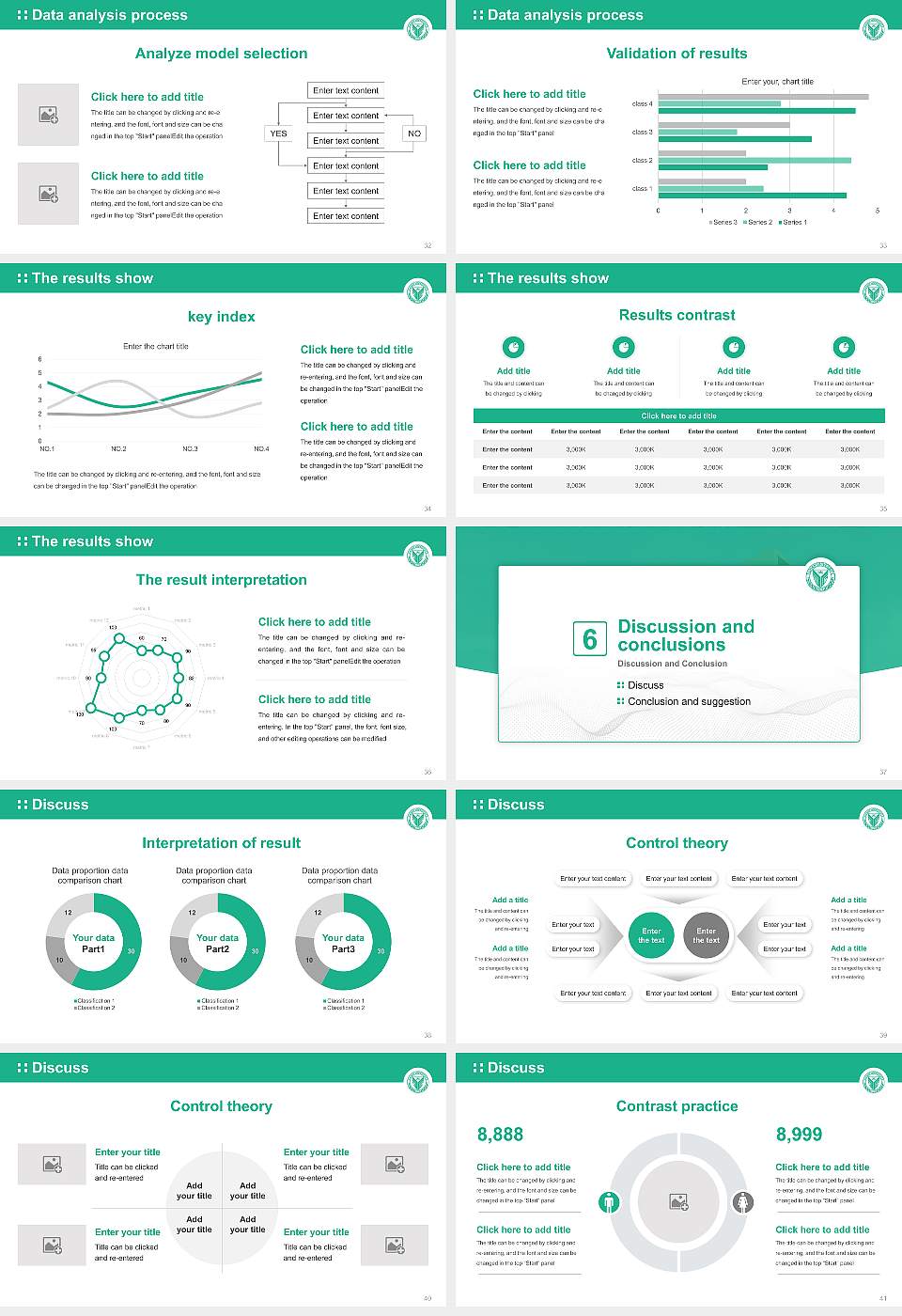 Yuhan College Graduation Thesis Defense PPT Template16:9 ratio PPT effect preview image5