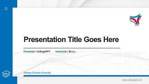 Driestar Christian University Thesis Proposal/Graduation Defense PPT Template