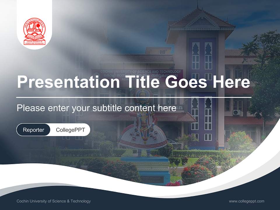 Cochin University of Science & Technology Lecture Sharing and Networking Event PPT Template4:3 ratio PPT effect preview image4