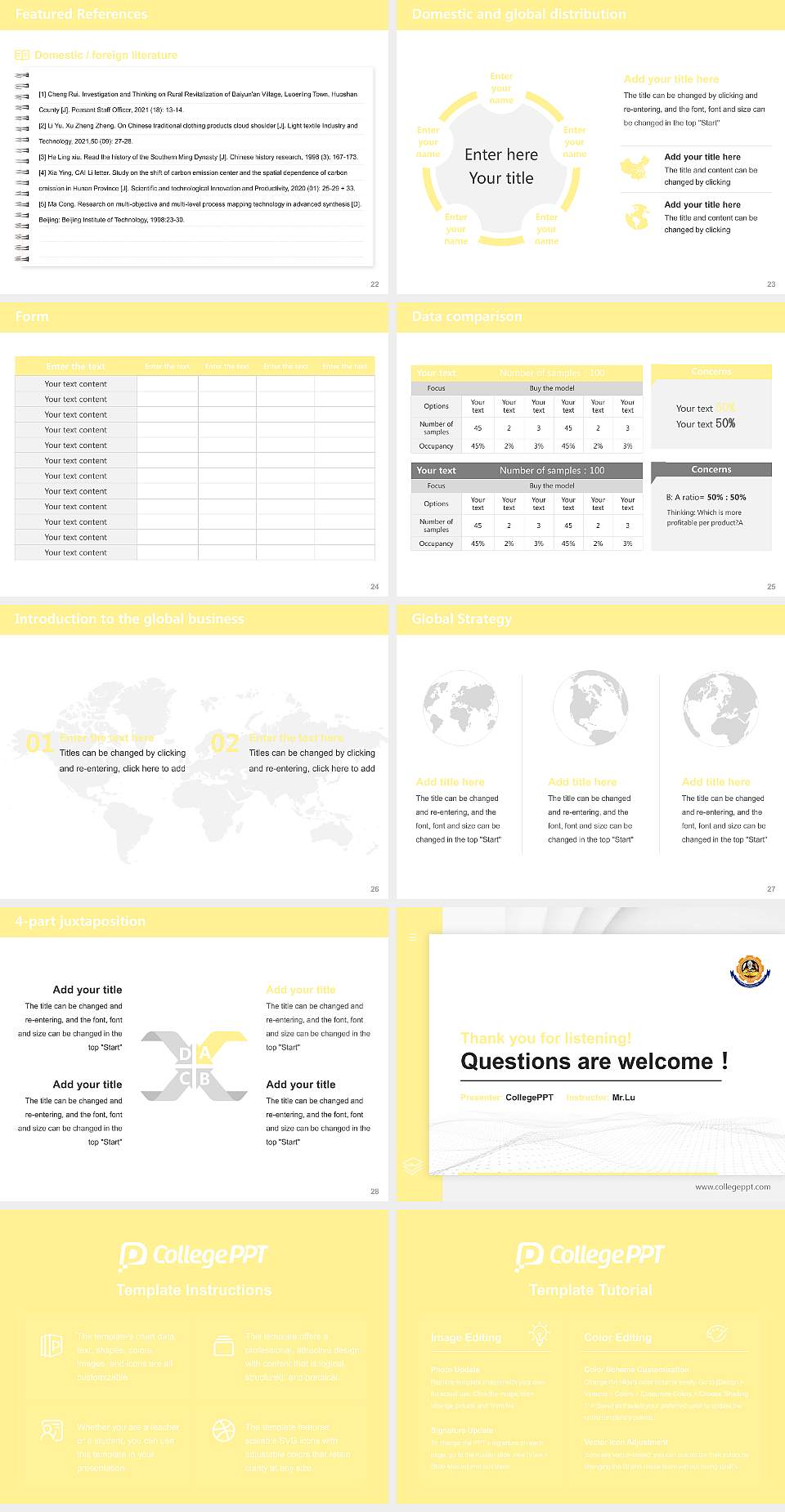 Bharathiar University Thesis Proposal/Graduation Defense PPT Template4:3 ratio PPT effect preview image4
