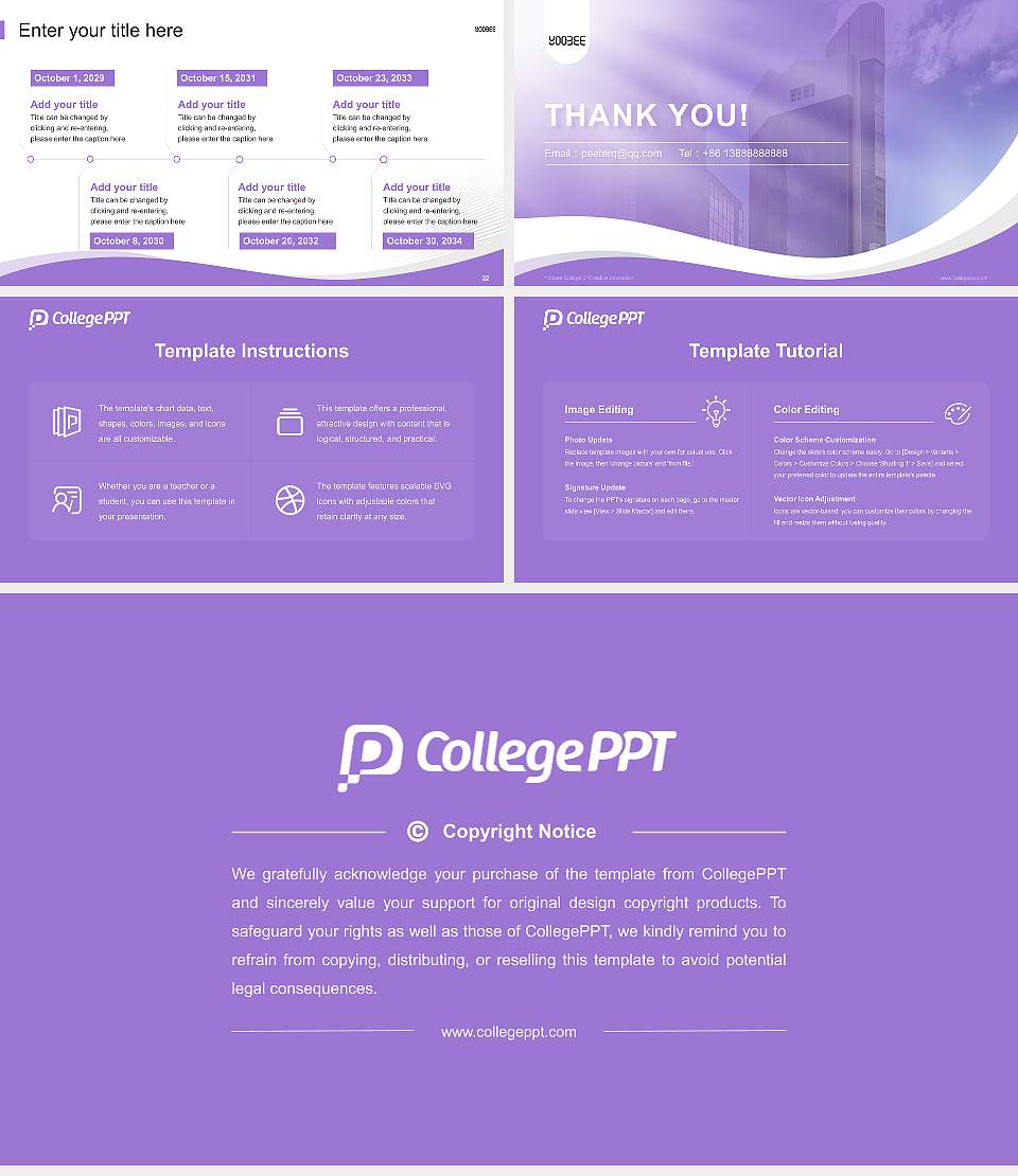 Yoobee College of Creative Innovation Lecture Sharing and Networking Event PPT Template16:9 ratio PPT effect preview image4