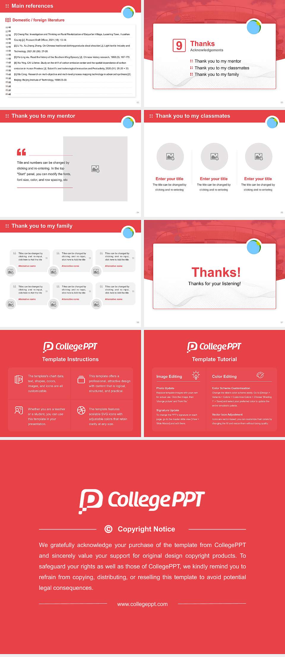 Aeres University of Applied Sciences Graduation Thesis Defense PPT Template4:3 ratio PPT effect preview image7