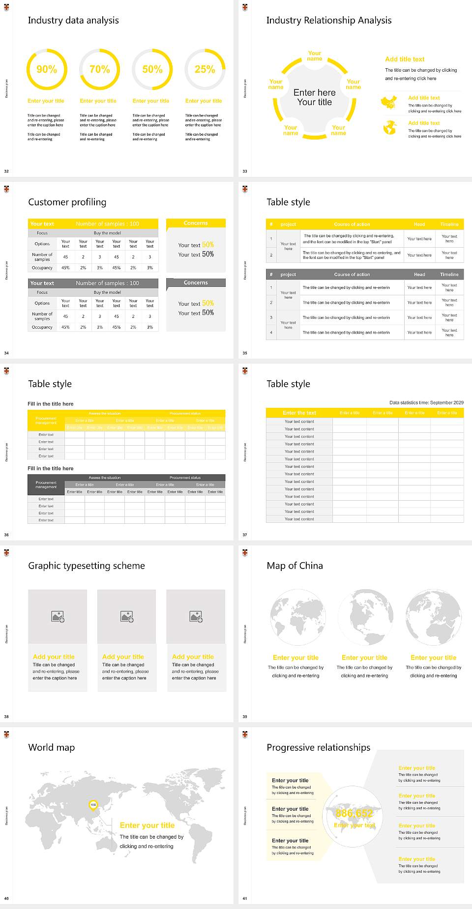 University of New South Wales Competition/Entrepreneurship Contest PPT Template4:3 ratio PPT effect preview image5
